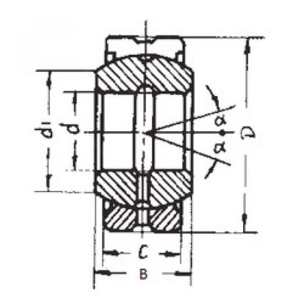 Bantalan GEG280ES-2RS FBJ #1 image