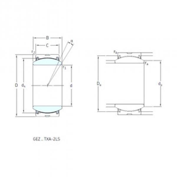 Bantalan GEZ312TXE-2LS SKF #1 image