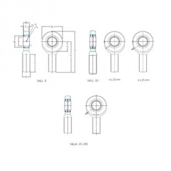 Bantalan SA45ES-2RS SKF #1 image