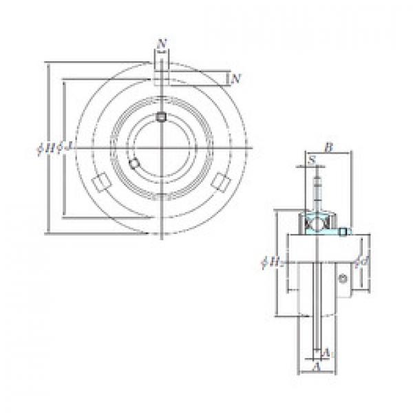 Bantalan SBPF207-23 KOYO #1 image