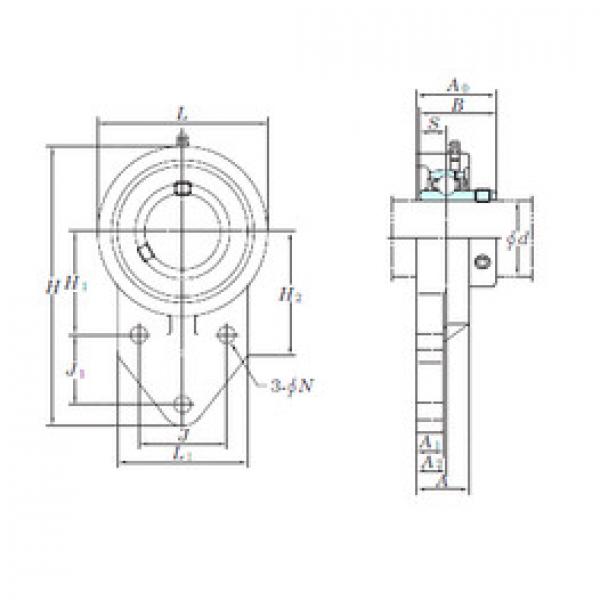 Bantalan UCFB207 KOYO #1 image