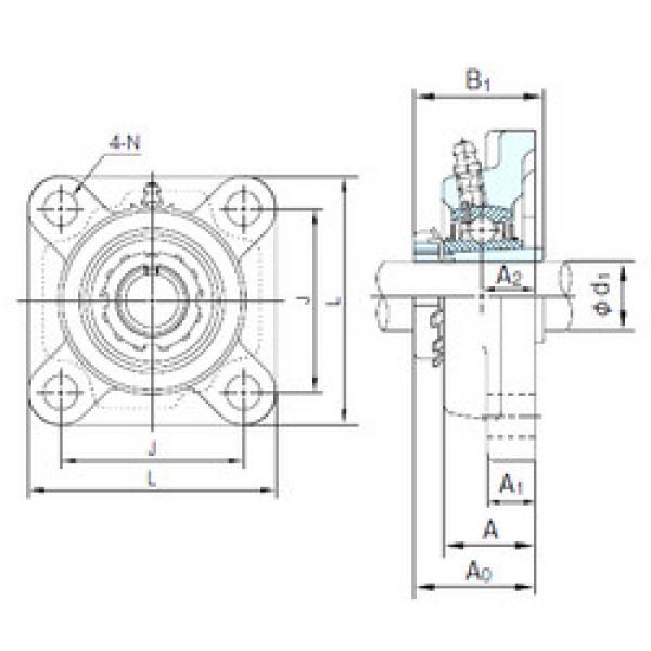 Bantalan UKF326+H2326 NACHI #1 image