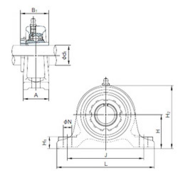 Bantalan UKIP322+H2322 NACHI #1 image