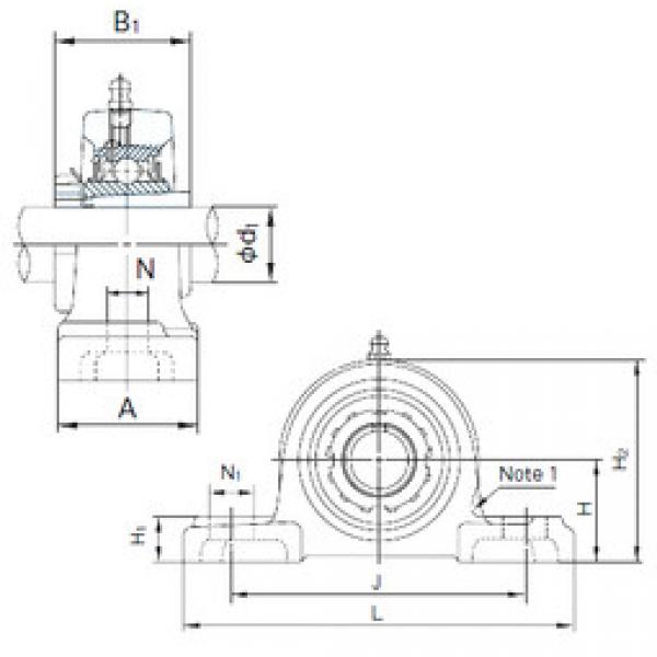 Bantalan UKP322+H2322 NACHI #1 image