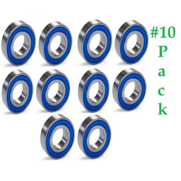 (10 Units) 6201-2RS C3 Premium Ball Bearing 12X32X10  ZSKL #1 image