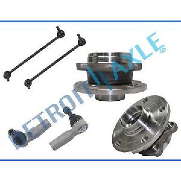 New 6pc Front Wheel Hub &amp; Bearing Suspension Kit for VW Passat Jetta Golf Rabbit #1 image