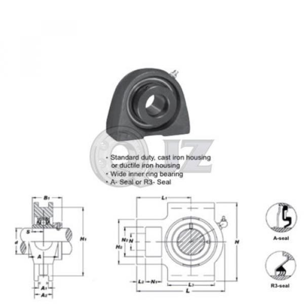 7/8 in Take Up Units Cast Iron HCT205-14 Mounted Bearing HC205-14 + T205 QTY:1 #2 image