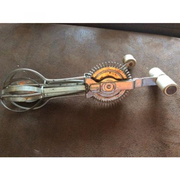 Antique 1921 LADD #3 EGG BEATER UNITED ROYALTIES CO BALL BEARING KITCHEN BAKING #4 image