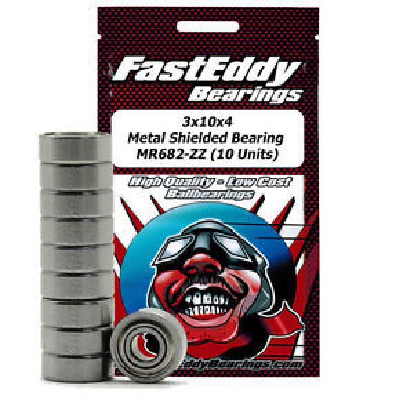 3x10x4 Metal Shielded Bearing MR623-ZZ (10 Units) #1 image