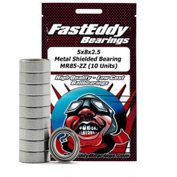 5x8x2.5 Metal Shielded Bearing MR85-ZZ (10 Units) #1 image