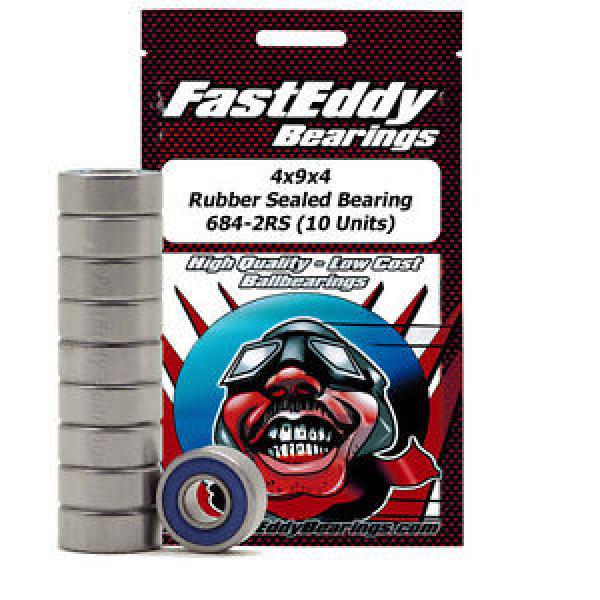 4x9x4 Rubber Sealed Bearing 684-2RS (10 Units) #1 image